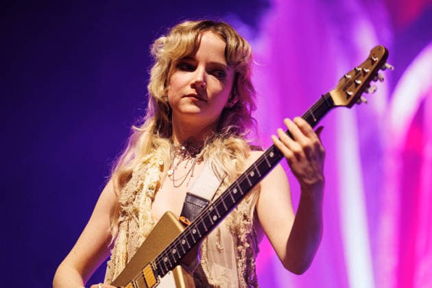 The Last Dinner Party performs in Brighton, UK Brighton, UK, The Last Dinner Party, Friday 5 December 2025 at Brighton Centre. Persons pictured: Georgia Davies bass guitar, vocals, Credit:Andy Sturmey Avalon United Kingdom  Copyright: xAndyxSturmeyx xAvalonx 1056858024