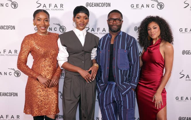 The GEANCO Family Reunion Holiday Gala - LA Lauren E. Banks, Caroline Chikezie, David Oyelowo, Lex Scott Davis At The GEANCO Family Reunion Holiday Gala-At The 1 Hotel In West Hollywood CA, USA on December 05, 2025. Photo by Fati S ABACAPRESS.COM West Hollywood CA United States  Copyright: xFatixSadou ABACAPRESS.COMx