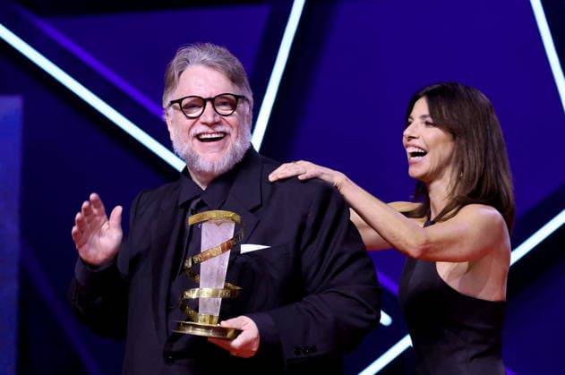 Guillermo Del Toro et Maribel Verdú Tribute to Guillermo Del Toro as part of the 22nd Marrakech International Film Festival on December 5, 2025 Dominique Jacovides Bestimage Tribute to Guillermo Del Toro as part of the 22nd Marrakech International Film Festival on December 5, 2025 Marrakech Morocco  Copyright: xDOMINIQUExJACOVIDESx xBESTIMAGExDOMINIQUExJACOVIDESx xBESTIMAGEx