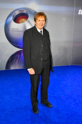 ABBduesseldorf Michael Braungart German process engineer and chemist as guest on the blue carpet at the 18th German Sustainability Award 2025 ceremony at the Maritim Hotel on 05 12 2025 NRW Germany