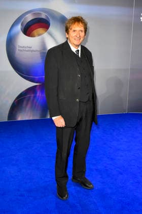 ABBduesseldorf Michael Braungart German process engineer and chemist as guest on the blue carpet at the 18th German Sustainability Award 2025 ceremony at the Maritim Hotel on 05 12 2025 NRW Germany