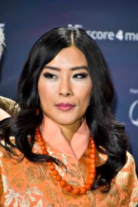 ABBduesseldorf H R H Princess Dechan Yangzom Wangchuck is the daughter of the fourth King of Bhutan Jigme Singye Wangchuck as a guest on the blue carpet at the 18th German Sustainability Award 2025 ceremony at the Maritim Hotel on 05 12 2025 NRW Germany