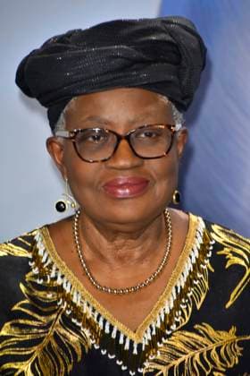 ABBduesseldorf Ngozi Okonjo Iweala is the seventh Director General of the WTO as a guest on the blue carpet at the 18th German Sustainability Award 2025 ceremony at the Maritim Hotel on 05 12 2025 NRW Germany