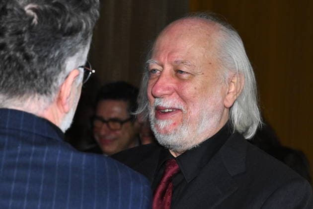 Laszlo Krasznahorkai, laureate in literature, during the signing of the Nobel Chairs at the Nobel Museum in Stockholm, Sweden, December 6, 2025 STOCKHOLM SWEDEN x10090x  Copyright: xClaudioxBresciani TTx NOBEL CHAIRS ARE SIGNED BY THE PRIZE WINNERS Kg6DtHiXewo