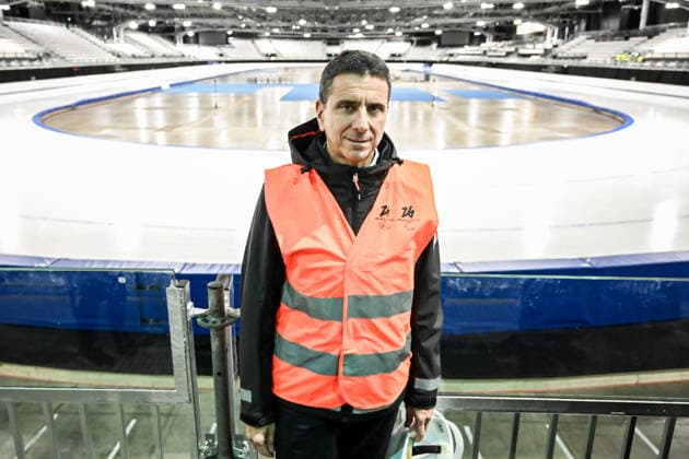 December 5, 2025, Milan, Mi, Italy: December 5, 2025, Milan, Rho Fiera Milano. Preview visit to the Milano Rho Ice Skating Arena, located in Pavilions 22 and 24 of Fiera Milano, Rho. These facilities will host the men s and women s ice hockey rinks and the speed skating rink for the Milan-Cortina 2026 Winter Olympics. Giovanni Bozzetti, President of Fondazione Fiera Milano. Milan Italy  - ZUMAa289 20251205_zia_a289_178 Copyright: xNicolaxMarfisix