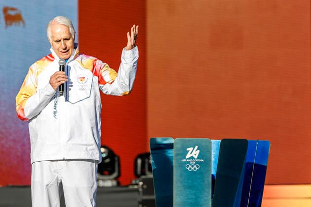December 6, 2025, Rome, Italia, Italy: 06 12 2025 Rome, The Olympic Torch departs from Rome for the Milan Cortina 2026 Winter Olympics. Giovanni Malago Rome Italy  - ZUMAa289 20251206_zia_a289_005 Copyright: xFrancescoxFotiax
