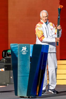 December 6, 2025, Rome, Italia, Italy: 06 12 2025 Rome, The Olympic Torch departs from Rome for the Milan Cortina 2026 Winter Olympics. Giovanni Malago Rome Italy  - ZUMAa289 20251206_zia_a289_030 Copyright: xFrancescoxFotiax