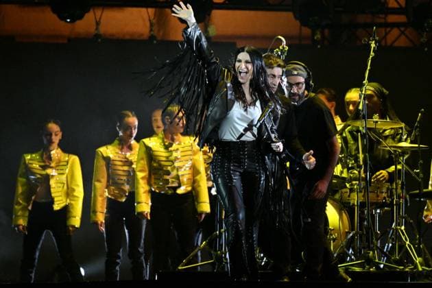 Foto IPP Felice De Martino Napoli 04 12 2025 Finale X Factor 2025 Nella foto: Laura Pausini Italy Photo Press World Copyright *** Photo IPP Felice De Martino Naples 04 12 2025 X Factor Final In photo Laura Pausini Italy Photo Press World Copyright 