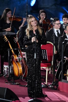 December 6, 2025, Rome, Rome, Italy: Pope Leo XIV attends the concert for the poor with Canadian singer Michael Steven Buble and Serena Autieri held in the Paul VI Hall in the Vatican. Vatican City 06 12 2025 Rome Italy  - ZUMAa289 20251206_zia_a289_064 Copyright: xMariaxLauraxAntonellix