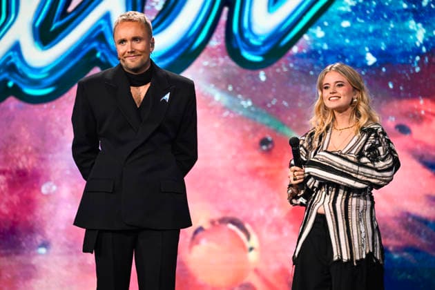 STOCKHOLM, SWEDEN 20251206 during the final of Idol 2025 STOCKHOLM SWEDEN x10060x  Copyright: xHenrikxMontgomery TTx IDOL 2025 BAZLwiLLnRo
