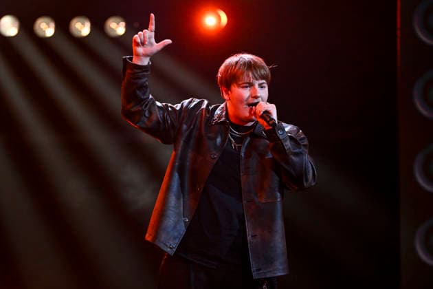STOCKHOLM, SWEDEN 20251206 Love Hedlund Stenmarck performs Dancing in the Dark by Bruce Springsteen during the final of Idol 2025 STOCKHOLM SWEDEN x10060x  Copyright: xHenrikxMontgomery TTx IDOL 2025 a5wUwL-HgAY