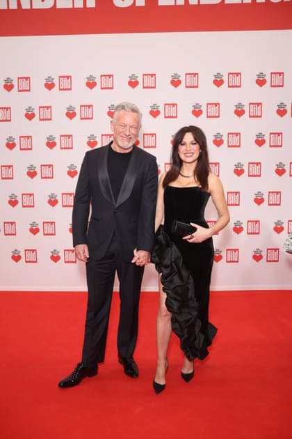 Donation gala Ein Herz für Kinder 2025 Otto Steiner and Natalia Avelon at the TV donation gala Ein Herz für Kinder at Studio Adlershof on 06 12 2025 in Berlin Copyright: xEventpressxKochanx