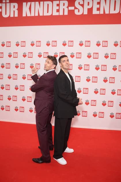 Donation gala Ein Herz für Kinder 2025 Mark Keller and Aaron Keller at the TV donation gala Ein Herz für Kinder at Studio Adlershof on 06 12 2025 in Berlin Copyright: xEventpressxKochanx
