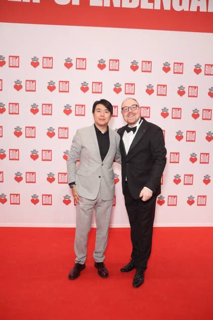 Donation gala Ein Herz für Kinder 2025 Lang Lang and Clemens Trautman at the TV donation gala Ein Herz für Kinder at Studio Adlershof on 06 12 2025 in Berlin Copyright: xEventpressxKochanx