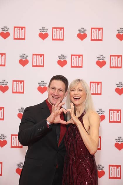 Donation gala Ein Herz für Kinder 2025 Matthias Steiner and Inge Posmyk at the TV donation gala Ein Herz für Kinder at Studio Adlershof on 06 12 2025 in Berlin Copyright: xEventpressxKochanx