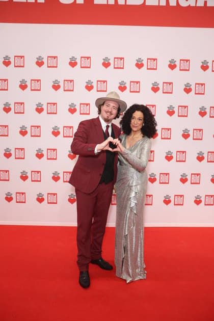 Donation gala Ein Herz für Kinder 2025 Nikolaus Fortell and Barbara Wussow at the TV donation gala Ein Herz für Kinder at Studio Adlershof on 06 12 2025 in Berlin Copyright: xEventpressxKochanx