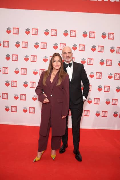Donation gala Ein Herz für Kinder 2025 Simone Thomalla and Rene Merten at the TV donation gala Ein Herz für Kinder at Studio Adlershof on 06 12 2025 in Berlin Copyright: xEventpressxKochanx