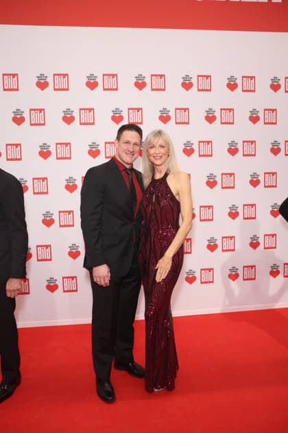 Donation gala Ein Herz für Kinder 2025 Matthias Steiner and Inge Posmyk at the TV donation gala Ein Herz für Kinder at Studio Adlershof on 06 12 2025 in Berlin Copyright: xEventpressxKochanx