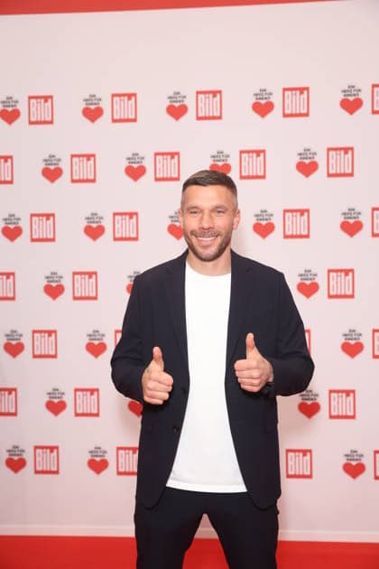 Donation gala A Heart for Children 2025 Lukas Podolski at the TV donation gala A Heart for Children at Studio Adlershof on 06 12 2025 in Berlin Copyright: xEventpressxKochanx