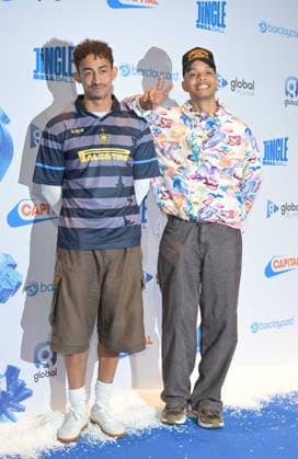 Capital s Jingle Bell Ball 2025 With Barclaycard - Arrivals Jordan Stephens and Harley Alexander-Sule of Rizzle Kicks attend Capital s Jingle Bell Ball at The O2 Arena on December 06, 2025 in London, England., Credit:Jules Annan Avalon  Copyright: xJulesxAnnanx xAvalonx 1057131410