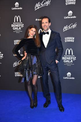 Veronica Mazza and Alexander Mazza at the benefit gala for the McDonalds Childrens Aid Foundation on 6 12 2025 in Munich McDonalds Benefit Gala 2025 in Munich