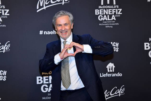 Timothy Peach at the benefit gala for the McDonalds Childrens Aid Foundation on 6 12 2025 in Munich McDonalds Benefit Gala 2025 in Munich