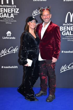 Dany Lehel and Tom Lehel at the benefit gala for the McDonalds Childrens Aid Foundation on 6 12 2025 in Munich McDonalds Benefit Gala 2025 in Munich