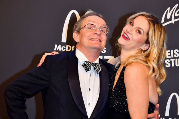 Wigald Boning and Teresa Boning at the benefit gala for the McDonalds Childrens Aid Foundation on 6 12 2025 in Munich McDonalds Benefit Gala 2025 in Munich