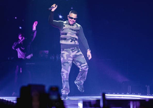 06 12 2025, xlakx, Entertainment Music, Luciano Still Human Tour 2025 v l The rapper Luciano buergerll Patrick Großmann is on stage at the Uber Arena Berlin Berlin during his Still Human Tour 2025 Daniel Lakomski