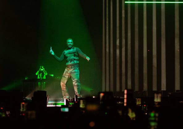06 12 2025, xlakx, Entertainment Music, Luciano Still Human Tour 2025 v l The rapper Luciano buergerll Patrick Großmann is on stage at the Uber Arena Berlin Berlin during his Still Human Tour 2025 Daniel Lakomski