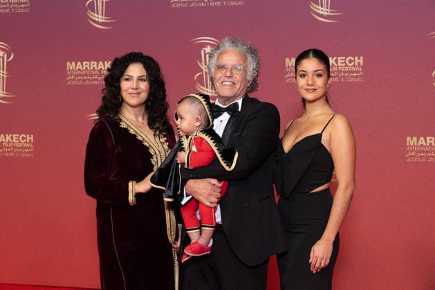 22nd Marrakech International Film Festival Day 9 nb Hakim Belabbes with family attends the closing ceremony during day 9 of the 22nd Marrakech International Film Festival on December 06, 2025 in Marrakech, Maroc. Photo by Nasser Berzane ABACAPRESS.COM Marrakech  Copyright: xBerzanexNasser ABACAx