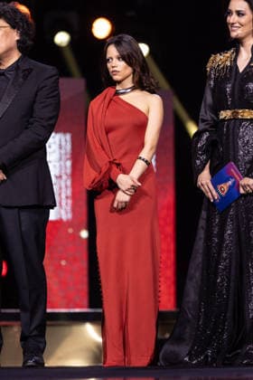 22nd Marrakech International Film Festival Day 9 nb Jenna Ortega attends the closing ceremony during day 9 of the 22nd Marrakech International Film Festival on December 06, 2025 in Marrakech, Maroc. Photo by Nasser Berzane ABACAPRESS.COM Marrakech  Copyright: xBerzanexNasser ABACAx