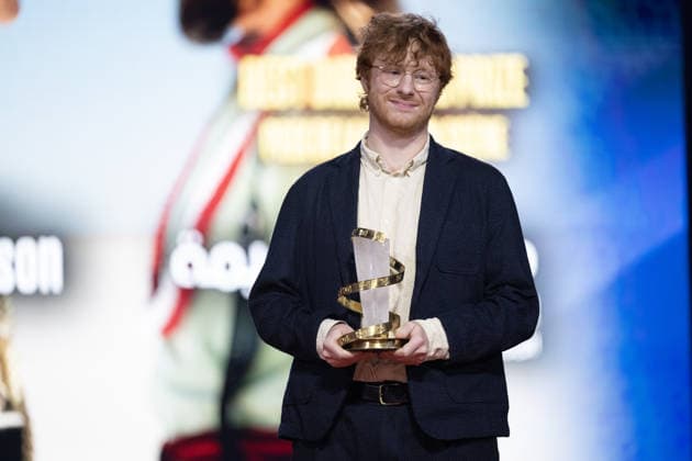 22nd International Marrakech Film Festival MARRAKECH, MOROCCO - DECEMBER 6: British director Oscar Hudson wins the Best Director Award for his film Straight Circle during the 22nd International Marrakech Film Festival awards ceremony on December 6, 2025, in Marrakech, Morocco. Abu Adem Muhammed Anadolu Marrakech Morocco. Editorial use only. Please get in touch for any other usage.  Copyright: x2025xAnadoluxAbuxAdemxMuhammedx