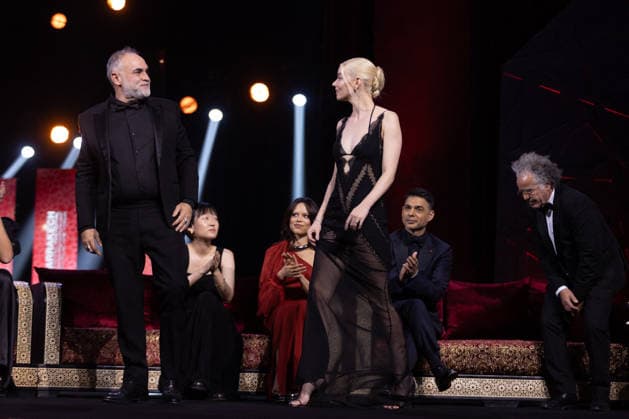 22nd Marrakech International Film Festival Day 9 nb Anya Taylor-Joy, Karim Ainouz attends the closing ceremony during day 9 of the 22nd Marrakech International Film Festival on December 06, 2025 in Marrakech, Maroc. Photo by Nasser Berzane ABACAPRESS.COM Marrakech  Copyright: xBerzanexNasser ABACAx