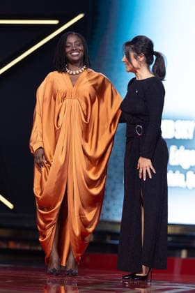 22nd Marrakech International Film Festival Day 9 nb Aissa Maiga and Erige Sehiri attends the closing ceremony during day 9 of the 22nd Marrakech International Film Festival on December 06, 2025 in Marrakech, Maroc. Photo by Nasser Berzane ABACAPRESS.COM Marrakech  Copyright: xBerzanexNasser ABACAx