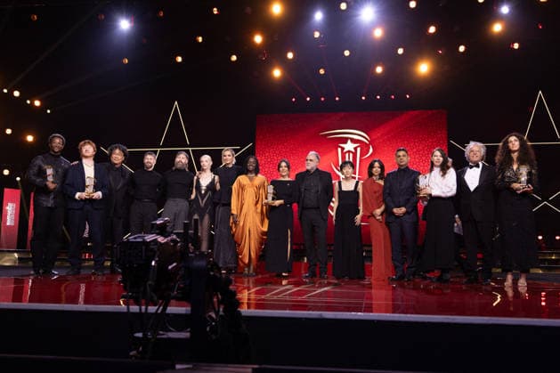 22nd Marrakech International Film Festival Day 9 nb Jury members and winners attends the closing ceremony during day 9 of the 22nd Marrakech International Film Festival on December 06, 2025 in Marrakech, Maroc. Photo by Nasser Berzane ABACAPRESS.COM Marrakech  Copyright: xBerzanexNasser ABACAx