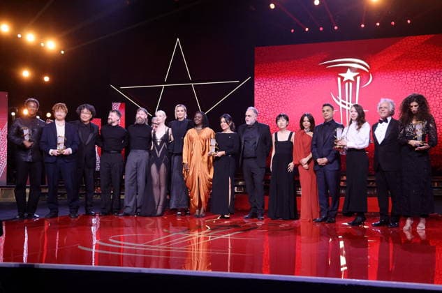 The winners and the Jury at the closing ceremony of the 22nd Marrakech International Film Festival, Morocco, on December 6, 2025 Dominique Jacovides Bestimage Closing ceremony of the 22nd Marrakech International Film Festival, Morocco, on December 6, 2025 Marrakech Morocco  Copyright: xDOMINIQUExJACOVIDESx xBESTIMAGExDOMINIQUExJACOVIDESx xBESTIMAGEx