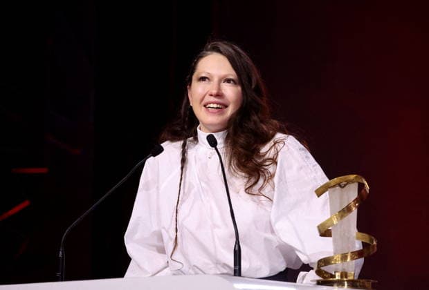 Vladlena Sandu, Jury Prize at the closing ceremony of the 22nd Marrakech International Film Festival, Morocco, on December 6, 2025 Dominique Jacovides Bestimage Closing ceremony of the 22nd Marrakech International Film Festival, Morocco, on December 6, 2025 Marrakech Maroc  Copyright: xDOMINIQUExJACOVIDESx xBESTIMAGExDOMINIQUExJACOVIDESx xBESTIMAGEx