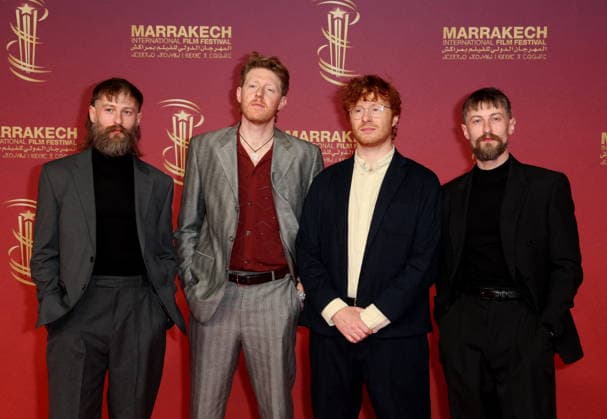 Elliott Tittensor, Luke Morris Moran, Oscar Hudson et Luke Tittensor au photocall de la cérémonie de clôture de la 22ème édition du Festival International du Film de Marrakech, Maroc, le 6 décembre 2025 Dominique Jacovides Bestimage Photocall Closing ceremony of the 22nd Marrakech International Film Festival, Morocco, on December 6, 2025 Marrakech Maroc  Copyright: xDOMINIQUExJACOVIDESx xBESTIMAGExDOMINIQUExJACOVIDESx xBESTIMAGEx
