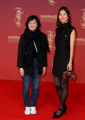 Ally Sunhee Han et Siyou Tan au photocall de la cérémonie de clôture de la 22ème édition du Festival International du Film de Marrakech, Maroc, le 6 décembre 2025 Dominique Jacovides Bestimage Photocall Closing ceremony of the 22nd Marrakech International Film Festival, Morocco, on December 6, 2025 Marrakech Maroc  Copyright: xDOMINIQUExJACOVIDESx xBESTIMAGExDOMINIQUExJACOVIDESx xBESTIMAGEx
