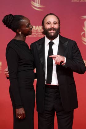 Eye Haidara and Vincent Macaigne attends the Closing Red Carpet during the 22nd Marrakech International Film Festival Marrakech, Morocco 06 12 2025 451320 2025 12 06 MARRAKECH Morocco  Copyright: xRomualdxMeigneuxx xStarfacex STAR_451320_136