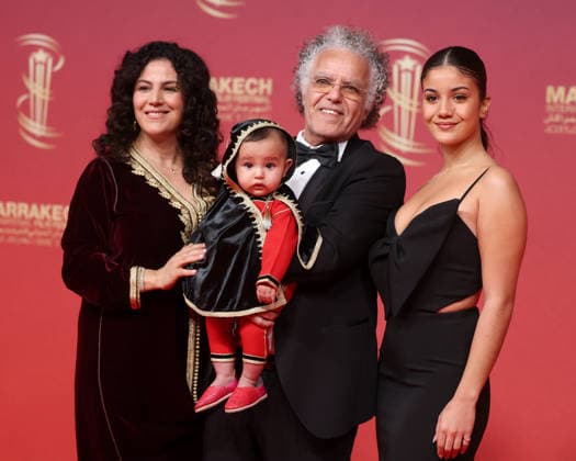 Hakim Belabbes C and guests attend the Closing Red Carpet during the 22nd Marrakech International Film Festival Marrakech, Morocco 06 12 2025 451320 2025 12 06 MARRAKECH Morocco  Copyright: xRomualdxMeigneuxx xStarfacex STAR_451320_173