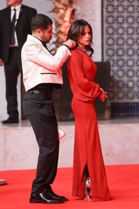 Jenna Ortega attends the Closing Red Carpet during the 22nd Marrakech International Film Festival Marrakech, Morocco 06 12 2025 451320 2025 12 06 MARRAKECH Morocco  Copyright: xRomualdxMeigneuxx xStarfacex STAR_451320_177