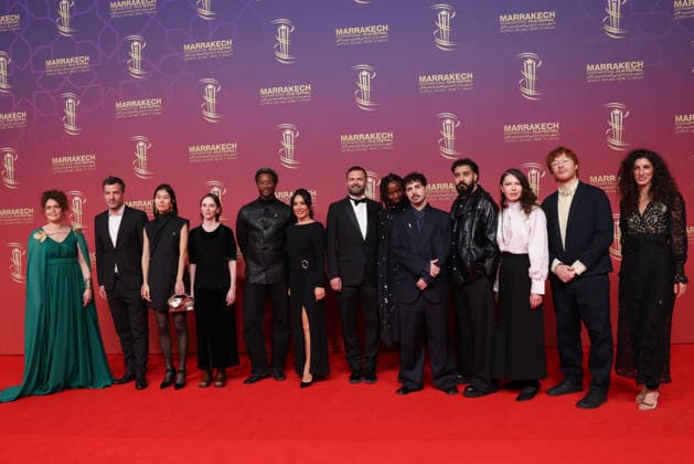 L R Meryem Benm Barek, Ondrej Provaznik, Siyou Tan, Lucía Alenar Iglesias, Akinola Davies Jr , Erige Sehiri, Remi Bonhomme, Zamo Mkhwanazi, James Robinson, Morad Mustafa, Vladlena Sandu, Oscar Hudson and Jihan Kikhia attend the Closing Red Carpet during the 22nd Marrakech International Film Festival the Closing Red Carpet during the 22nd Marrakech International Film Festival Marrakech, Morocco 06 12 2025 451320 2025 12 06 MARRAKECH Morocco Copyright: xRomualdxMeigneuxx xStarfacex STAR_451320_207