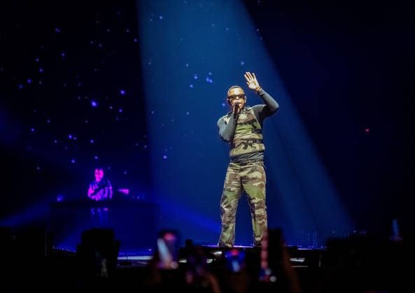 06.12.2025, xlakx, Entertainment Musik, Luciano Still Human Tour 2025 v.l. Der Rapper Luciano (buergerll. Patrick Großmann) steht bei seiner Still Human Tour 2025 auf der Buehne in der Uber Arena Berlin. Berlin *** 06 12 2025, xlakx, Entertainment Music, Luciano Still Human Tour 2025 v l The rapper Luciano buergerll Patrick Großmann is on stage at the Uber Arena Berlin Berlin during his Still Human Tour 2025 Daniel Lakomski