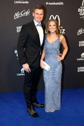 Hannes Ocik with wife Nele Ocik at the 20 McDonald s Benefit Gala in aid of the McDonald s Childrens Aid Foundation at the Eisbach Studios in Munich, 06 12 2025 Foto:xAgenturxWehnertx xGränzdörferx xFuturexImagex mcdonalds_5390