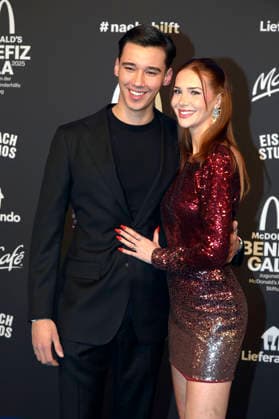 Diego Pooth with girlfriend Louisa Büscher at the 20 McDonald s Benefit Gala in aid of the McDonald s Childrens Aid Foundation at the Eisbach Studios in Munich, 06 12 2025 Foto:xAgenturxWehnertx xGränzdörferx xFuturexImagex mcdonalds_5396