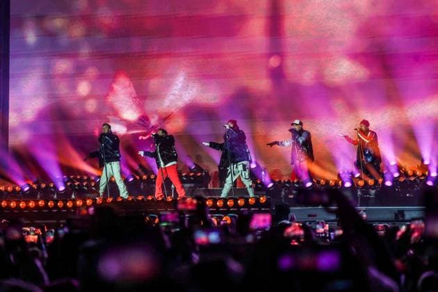 06 12 2025, Schladming, AUT, On the road in Styria, Ski Opening 2025, DAY 2, Backstreet Boys, in the picture Backstreet Boys,