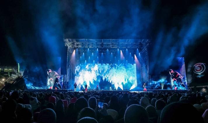 06 12 2025, Schladming, AUT, On the road in Styria, Ski Opening 2025, DAY 2, Backstreet Boys, in the picture Backstreet Boys,