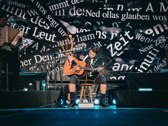 06 12 2025, Flachau, AUT, On the road in Salzburg, Ski Opening 2025, DAY 1, Andreas Gabalier, concert, in the picture Andreas Gabalier,